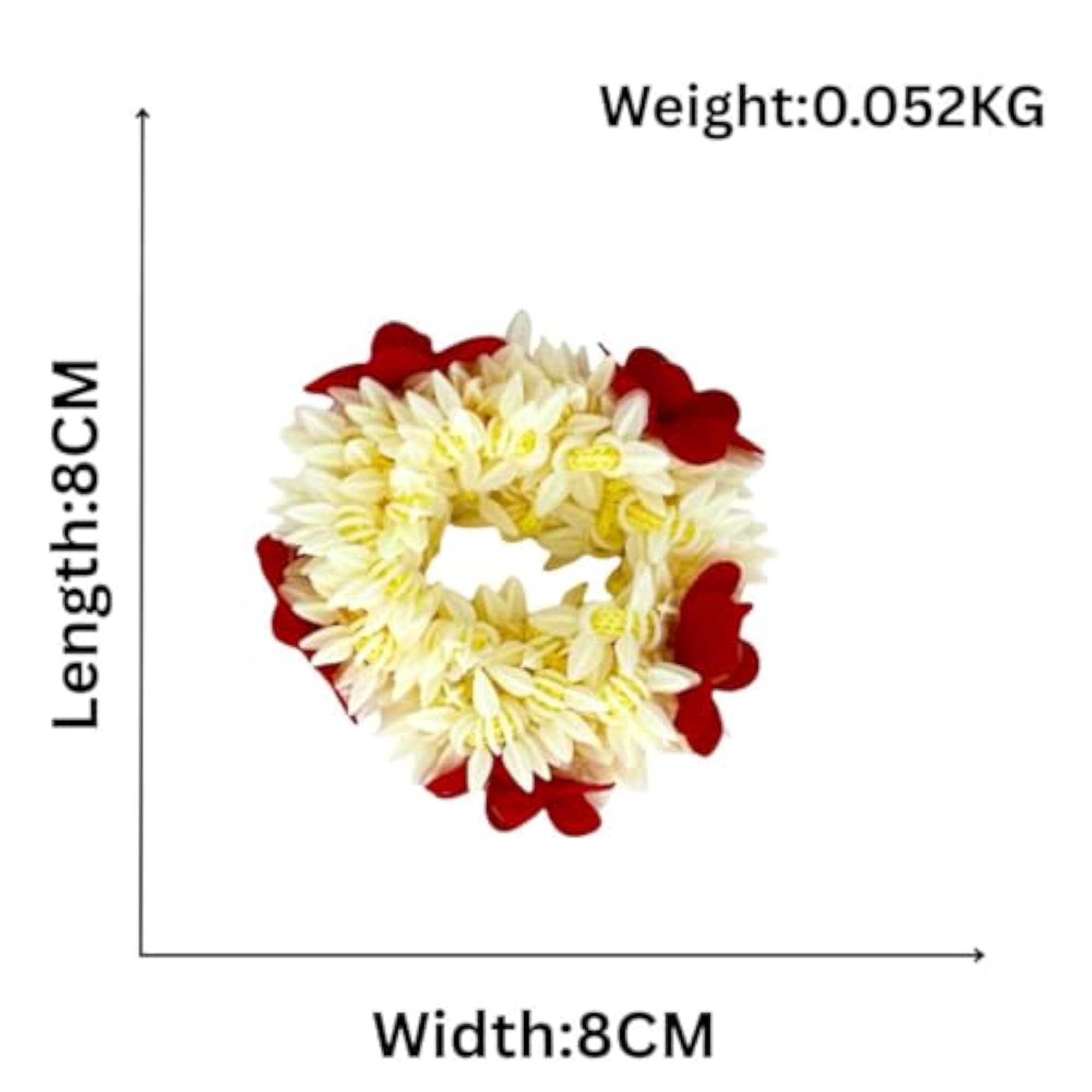 Artificial Flower Gajra Hair Accessories for Traditional Style