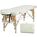 Massage Table Massage Bed Spa Bed 73" Long 2 Folding Portable Massage Table W/Carry Case Heigh Adjustable Salon Bed Face Cradle Bed