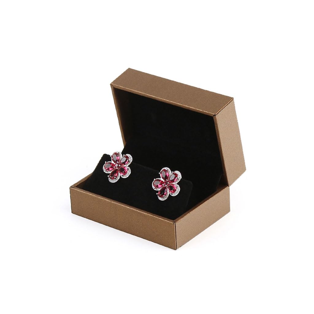 CVHfhjTG jewellery box, Fashion Earring Storage Box, Jewelry Organizer for Girls and Women's Gift and Rings Women(C)