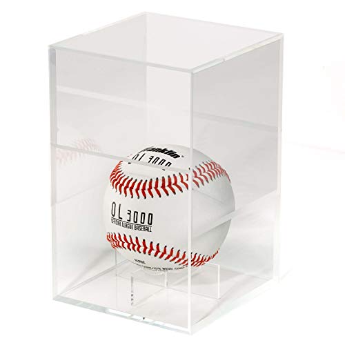 Franklin Sports Capa de exibição oficial de beisebol - Plexiglass - Tela de autógrafo - Serve para b