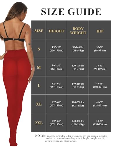 Image of Buauty 80D Black Tights for Women,Opaque Tights Soft, High Waist Soft Nylon Pantyhose