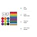 174pcs Magnetic Fraction Tiles & Circles Magnet Set for Kids, Early Math Skills, Counting & Math Toys