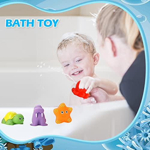Bath Toys Bathtub Toys For Baby Toddlers - Sea Animal Bath Toys Bath Toy Set Baby Bath Tub Toys For 6-18 Months Bath Toys For Infants 0-6 Months Bath Tous For Babies 6-12 Months Pool Toys For Toddlers #TOP6