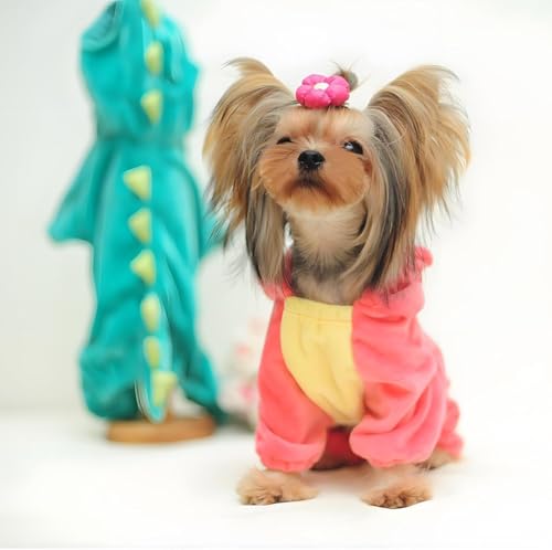 Costume de dinosaure rose pour chien de taille moyenne à grande - 3