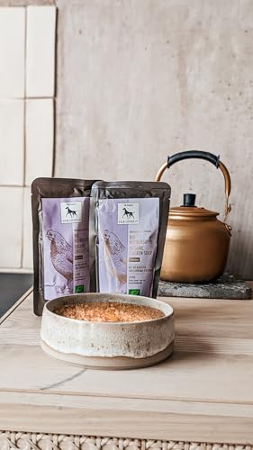 LILA LOVES IT Bio-Hühnersuppe für Hunde – 2.340g, mit Bio-Karotten & Kurkuma, natürliche Verdauungsunterstützung und Hydrierung, 18 x 130g Beutel
