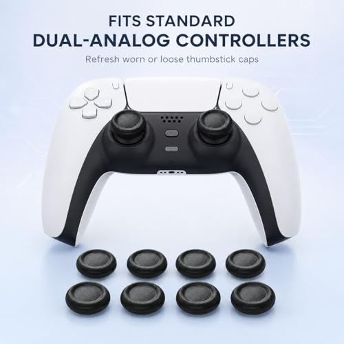 Image of 10-Piece Thumb Grip Set, Controller Thumb Grips, Thumb Grip for Controller, Controller Grip, Joystick Cover, Controller Joystick Grip, Analog Stick Covers for Gamepad