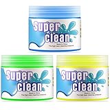 3 pcs Gel de Limpieza, Gel Limpiador de Auto, Limpiador de Grietas de Automóviles, Masilla de Limpieza, Para Teclados de...