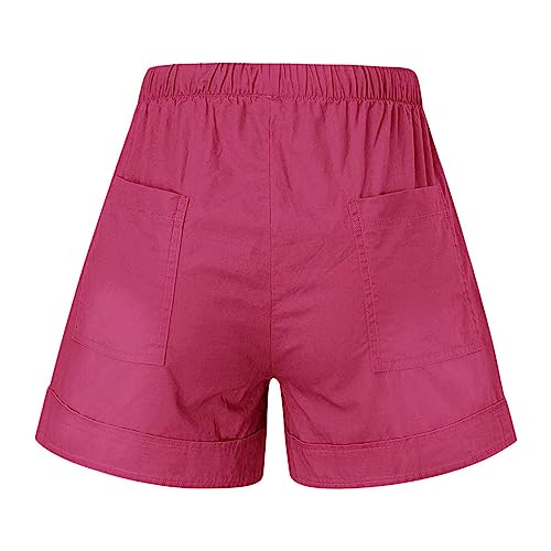 Pantalones cortos de verano para mujer, pantalones cortos para mujer, pantalones cortos, cómodos pantalones cortos de playa, ligeros, transpirables, pantalones deportivos diarios, exteriores, cortos, - imagen 2