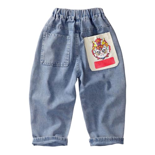 デニム パンツ キッズ staggw 子供 スウェットパンツ 男の子 ズボン キッズ ロングパンツ ストレッチパンツ ジャージ 長ズボン 子供服 ゆったり ゴムウエスト スポーツ カジュアル ジュニア 肌触り良い 通気 吸湿性 吸汗 防蚊 美足効果(ブルー