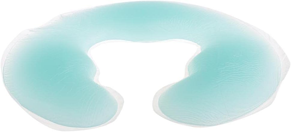 Green Silicone Gel Crib Cushion Pillow for Massage Bed - Super Soft Non- Material - Comfortable Beauty Rest for Spa and Beauty Beds - 11x9.8 inch Cushion for - Purple