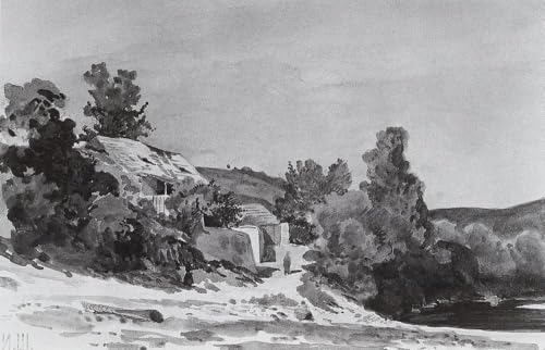 Art Mural Vintage Ivan Shishkin Village De Troie Impression Haute Définition 90x60