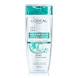 L'Oréal Paris Água Micelar Efeito Matte Solução de Limpeza Facial 5 em 1, 200ml