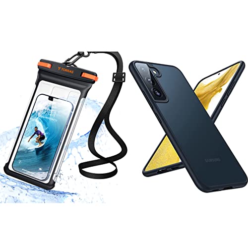 TORRAS Waterproof Phone Pouch + Samsung Galaxy S22 Case
