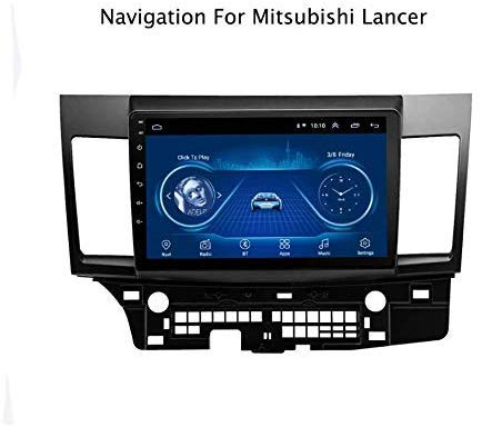 Radio de Coche estéreo Android 8.1 MP5 Player Navigator 10 Pulgadas para Mitsubishi Lancer EX (2010-2018), Pantalla táctil GPS 2.5D, WiFi, BT, Enlace Espejo, sintonizador de Radio (2G + 32G),nocanbus
