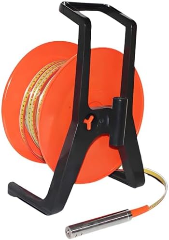 Well Water Depth Gauge - 100m (328ft) Stainless Steel Probe Water Level Indicator for Accurate Measurement in Wells & Reservoirs - Reliable Water Level Monitoring Tool