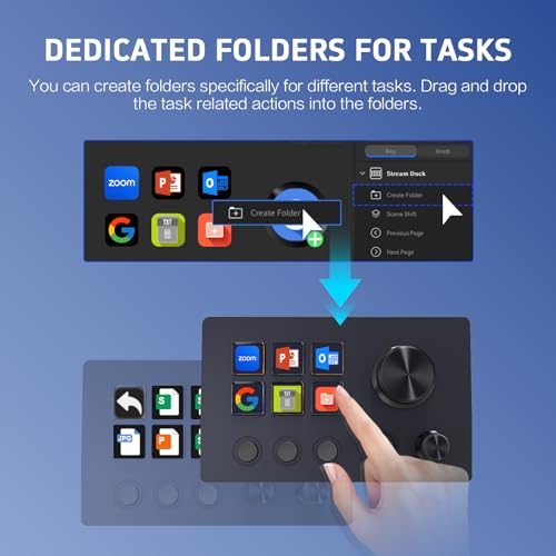 Stream Control Deck with LCD Keys