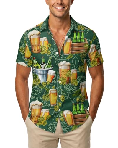 Image of 99TIMORO Funny Movie Mens Hawaiian Shirts Button Down Short Sleeve