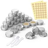 edelstahl dose schraubdeckel [Dichtungsausführung] - Die Oberseite hat einen Gewindedeckel, der sich leicht schließen und öffnen lässt.Schützt den Inhalt vor direkter Sonneneinstrahlung, isoliert Staub, Insekten usw