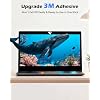 CloudValley [2-Pack Upgrade Rotating] Laptop Camera Cover Slide, 0.015 Inch Ultra-Thin Metal Web Camera Cover for Laptop Computer, MacBook Pro/Air, iMac, PC, Protect Your Privacy (Silver)