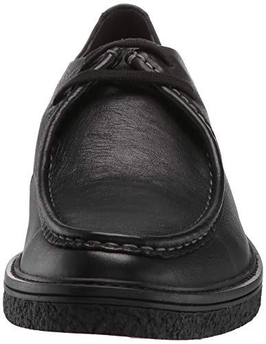 Hush Puppies Men's Jaden Oxford, Black Leather, 9.5 W Us #TOP1