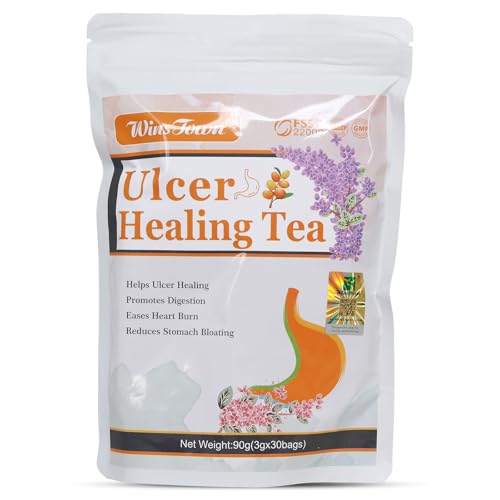 Wins Town Ulcer Healing Tea, Relief Gastritis and Stomachache, Support Daily Stomach Nourishing, 30 Tea Bags