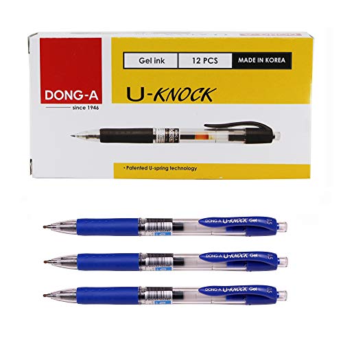 Bolígrafo gel Dong-A U-Knock 0.5mm pack 12 unidades miniatura 1