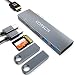Produktbild USB C Hub 7 in 2 Adapter Multiport MacBook Pro Air M1 mit Thunderbolt 3 PD 100W,HDMI 4K,USB C,2 USB 3.0 Datentransfer,TF/SD Kartenleser USB C Hub für MacBook Pro 2016-2020,MacBook Air 2018-2020