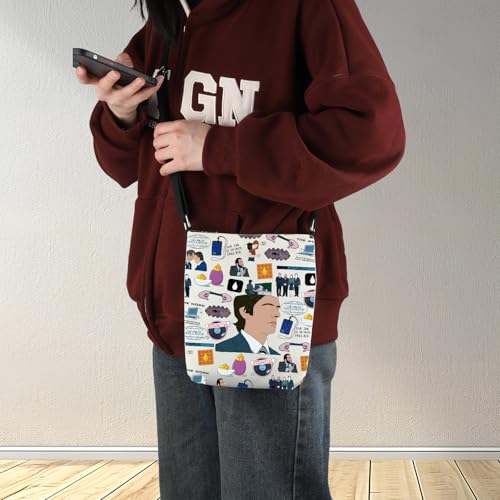 G2TUP Devour Feculence Crossbody Bag The Work Is Mysterious And Important Gifts Macrodata Refinement Shoulder Bag4