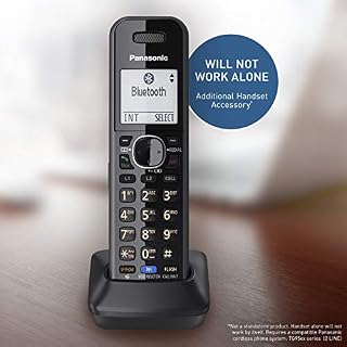 Panasonic Additional Handset for 2-Line Cordless Phone System - Long Range DECT 6.0