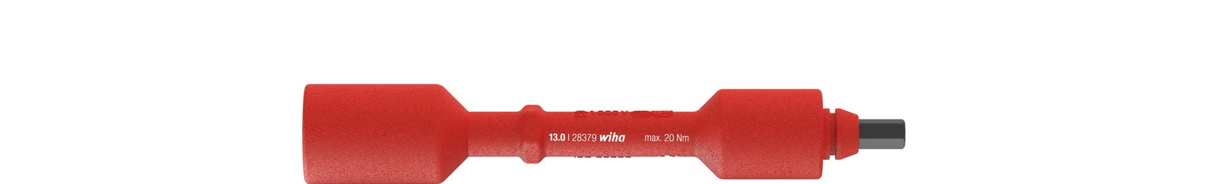 Wiha Torque Series 28379 TR Electric Spare Blades 17 Hexagonal Socket 38930 132 MM, Red