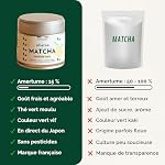 Anatae Marque française - Thé Matcha prestige yuzu bio - Amertume discrète - Poudre de thé vert matcha 100% BIO qualité premium - Récolté à la main à Nishio, Japon (30g)