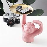 BAN SHUI JU MINSU GUANLI Creative Mignon Petit Singe Animal Plateau en Résine Décoration De La Maison Poupée Décorative en Métal Comptoir Plateau De Stockage Marée décor pour la Maison