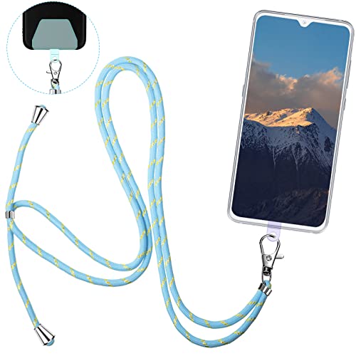 Weewooday WEEWOODAY-PENDENTIFS-D456N 4 Pieces Universal Cell Phone Lanyard Around The Neck Phone Lanyard Crossbody Adjustable Nylon Phone Lanyard Patch thumb #6