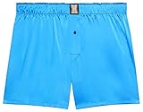 Savage X, Men's Satin Boxers, French Blue, M