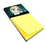 Halloween Scary Mastiff Brindle White Sticky Note Holder