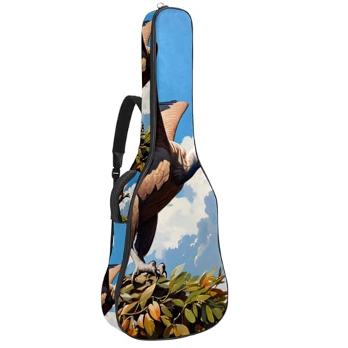 Housse de transport pour guitare acoustique 101,6 cm sac étanche rembourré éponge