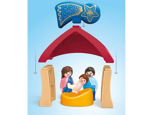 Playmobil 72001 JUNIOR : La crèche de Noel Playmobil junior - vue 5