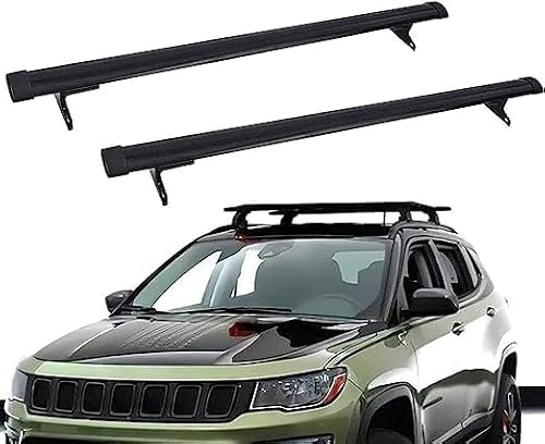 Image of LeLeD 2PCS Car Roof Rack Waterproof Top Bag Storage Luggage Support For Jeep Compass 2012-2017,Roof Rack Luggage,Roof Crossbar