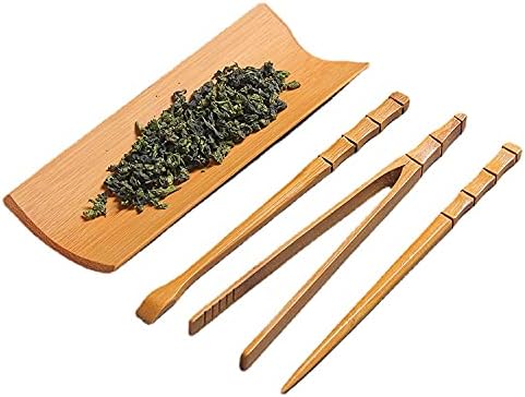 Chinese Bamboo Tea Needles Tools Set Spoon Clip Scoop Vintage Handmade Kung Fu Gongfu Tea Sets Accessories Ceremony Gift