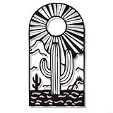 Panneau artistique en fer forgé : démarquez-vous avec cette magnifique plaque en fer forgé qui présente un motif unique, parfait pour ajouter du style à n'importe quel environnement.