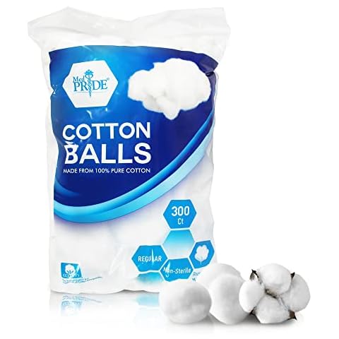 MED PRIDE 100% Pure Cotton Balls Cover