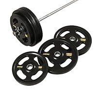 Amazon | IROTEC（アイロテック）オリンピックラバーバーベルセット