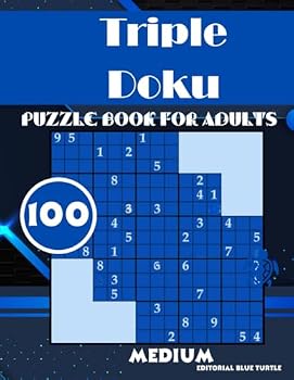 Paperback Triple Doku Sudoku Book for Adults Medium: 100 Medium Triple Doku Sudoku Puzzles – Three Interlocking Grids for Smarter Solving! Book