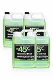 Windshield Washer Fluid -45°C, Ice & Frost Removal, (4 Pack * 3.78L Each) Anti-Freeze For Cars Windshields