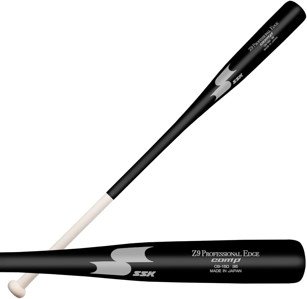 SSK Z9 Professional Edge Comp Coaches Wood Fungo Bat 33" 35" 37" - Baseball & Softball – 22+ Colors - 60 Day Warranty