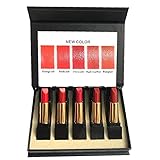 Portátil y conveniente de usar: este es un conjunto de maquillaje de labios muy conveniente y muy hermoso, el tamaño compacto es fácil de llevar a cabo, y el color es maravilloso.