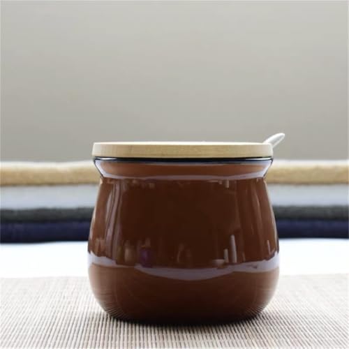 Ceramic Spice Shaker Jar Set - Salt & Pepper for Kitchen, and Dust-Proof Containers, Perfect Kitchen Organization Health