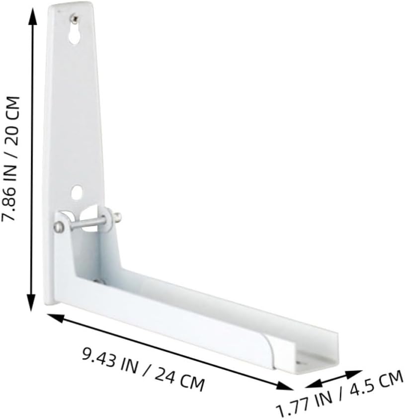LIFKOME Stretch Microwave Stand Wall Mounted Stainless Steel Foldable Rack
