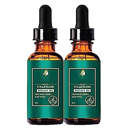 2pcs Aceite Para El Tratamiento De La Foliculitis Del Cuero Cabelludo, Aceite Para El Tratamiento De La Foliculitis, Aceite Para El Tratamiento De La Nutrición Seca Del Cuero Cabelludo
