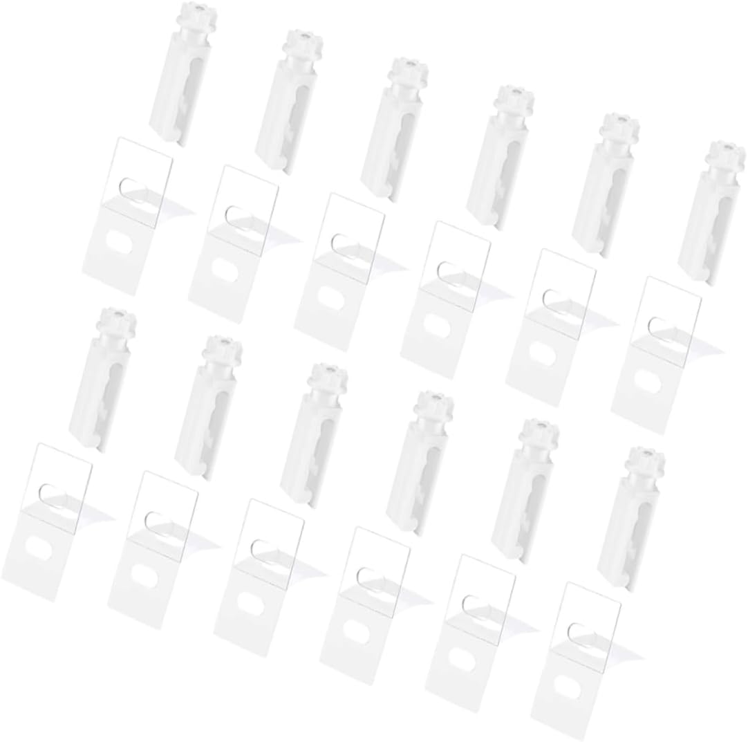 24sets Vertical Blind Repair Tabs and Stem Replacement Kit for Blind Repair Material for Use
